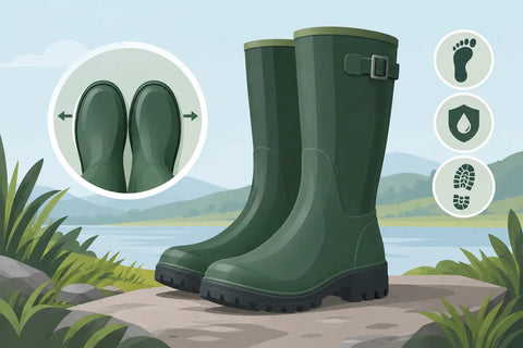Top Grip Wellingtons for Large and Wide Feet