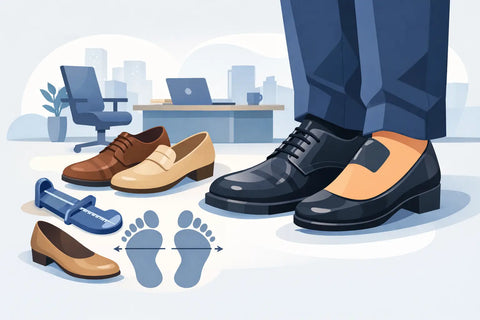 Wide Fit Office Shoes Guide for Bigger Feet