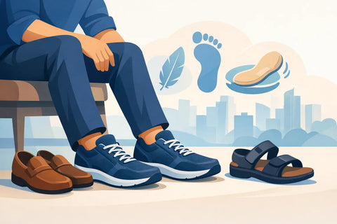 Comfort Footwear for Men With Larger Feet