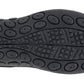 Black shoe sole with tread pattern on a white background UK Size 14