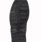 Black rubber sole of a shoe on a white background UK Size 14